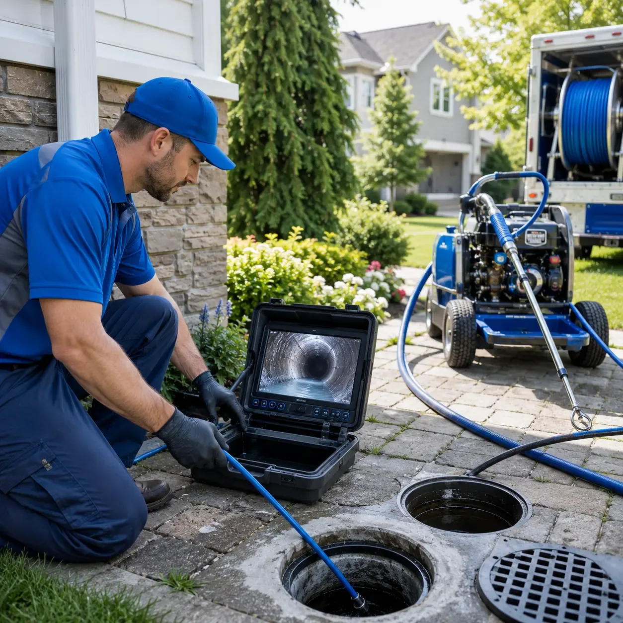 Outdoor drain cleaning professionals serving Fischer, TX