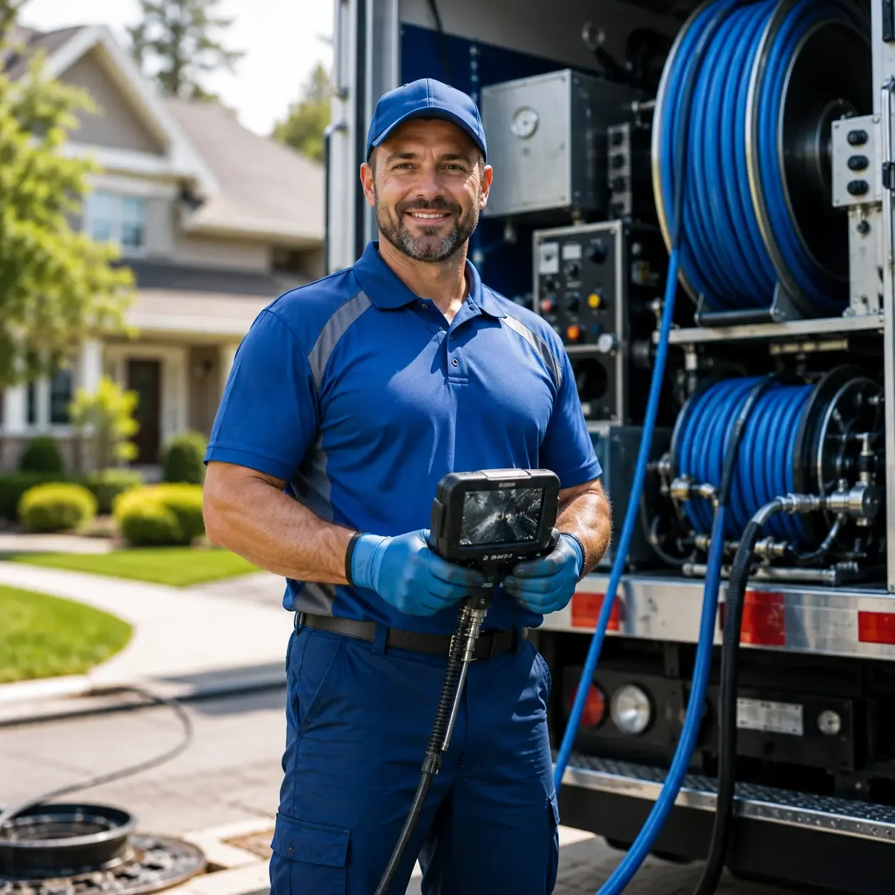 Local outdoor drain cleaning specialists in Fischer, TX